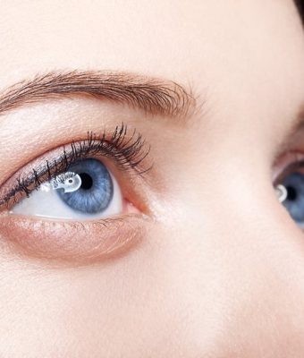 Optyczne powiększanie oczu makijażem